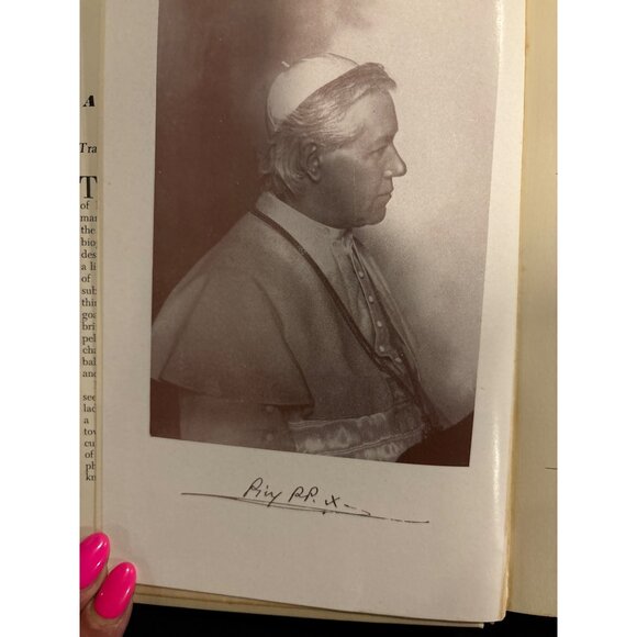 Pius X A Country Priest 1954 2nd Printing Vintage Catholic Biography w/ DJ - Picture 4 of 16
